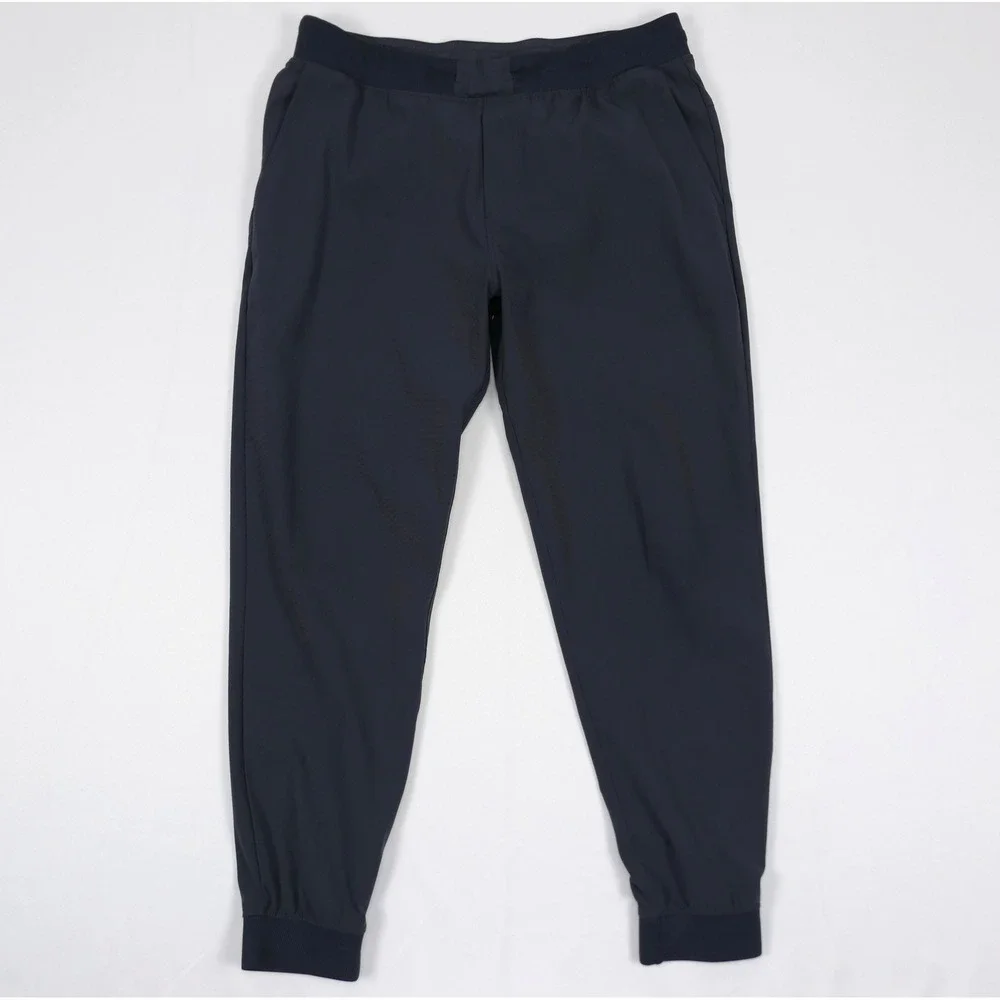 Rhoback Mens Performance Joggers Navy Blue XL Elastic Waist Activewear Pants